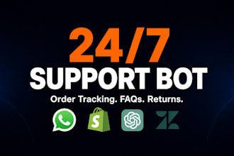 build an ai customer support chatbot for order tracking, faqs, and returns