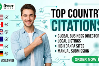 do top country specific local SEO citations and business directories