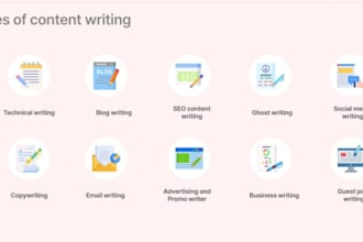 write video scripts, blogpost, SEO articles and website contents