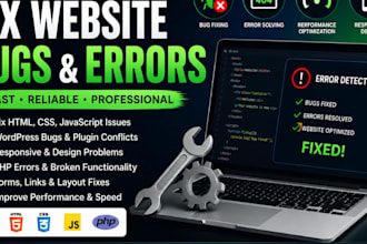 fix website bugs and errors