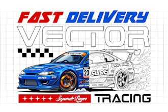 do professional vector tracing for logo and artwork