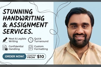 do hand written assignment work in any languages