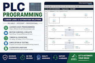 create plc ladder logic program for basic automation