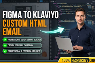 code custom html klaviyo email templates from your figma design