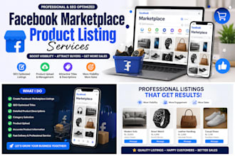 create and optimize facebook marketplace product listings