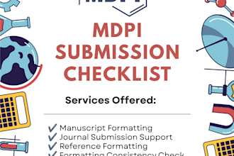 prepare and format your manuscript for mdpi journal submission
