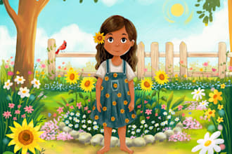 children story book illustration children story book illustration