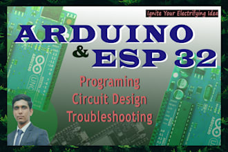 do arduino, esp32 programming and project design