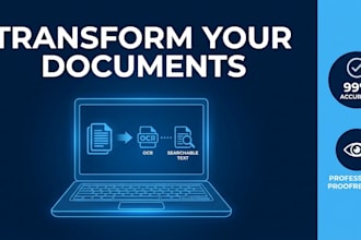 use ocr and make searchable PDF
