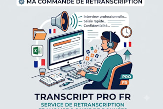 do professional french transcription of your audio and video files
