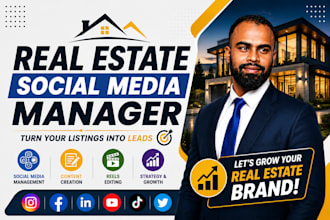 be your real estate social media manager and content creator