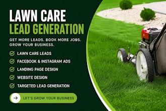 lawn care leads landscaping junk removal facebook ads lawn care website