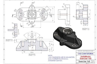 create professional autocad 2d mechanical drawings