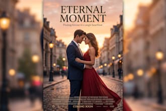 design cinematic movie poster film poster event poster design for movie or film