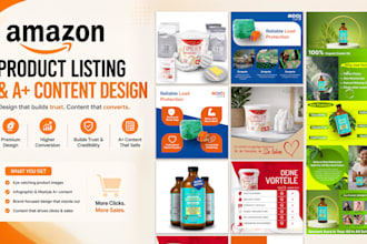 design amazon listing images, amazon a plus content, amazon product infographic