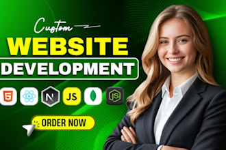 do website development as full stack web developer, PHP laravel HTML CSS react