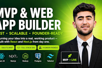 build fast, scalable web apps and mvps for founders