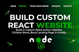 build a custom author website, children book, book landing page with nextjs