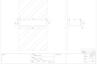 create 3d renders and technical drawings for stone fixture