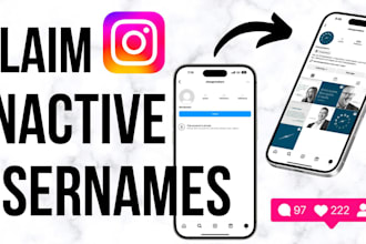 securely claim inactive username for twitter and instagram business username