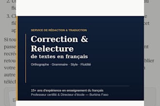 proofread and correct your french texts