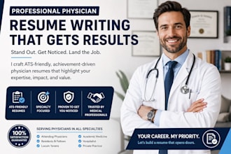 write healthcare medical, nursing resume and cover letter