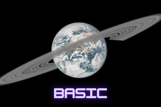 8k planet render realistic