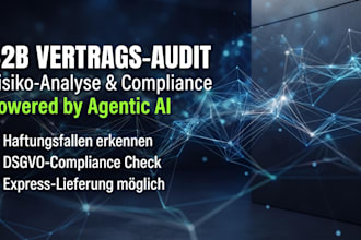 do an ai agentic compliance audit for your german contracts and ndas
