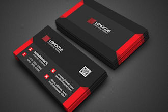 design a modern and professional business card