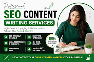 write engaging SEO content for your website and blogs