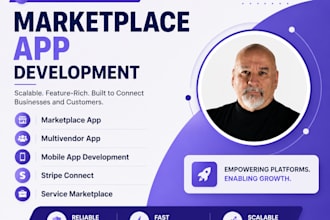develop a mobile multivendor marketplace app with stripe connect split payouts