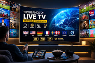 provide thousands of streaming channel for  worldwide nordic european connection