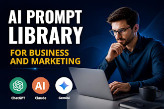 build an ai prompt library for business and marketing