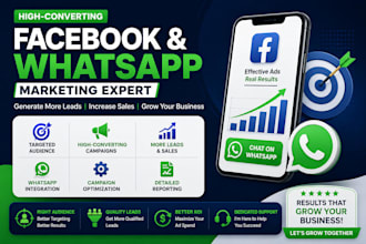 create high converting facebook and whatsapp marketing campaigns