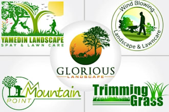 design a modern green agriculture logo for your brand