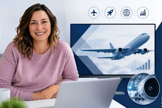 aviation investor deck, aerospace presentation, powerpoint, pitch deck expert