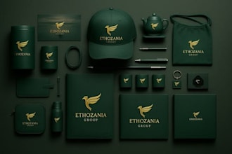 do 3d modern minimalist logo design in 24 hours