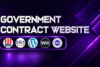 design government contract website to win government contract on sam gov website