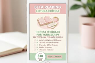 beta read your story and provide honest feedback