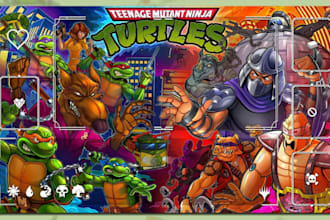 design premium custom playmat, board game fantasy artwork, tcg, mtg illustration