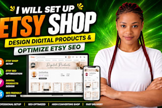 set up etsy shop design etsy digital products etsy seo for etsy digital product