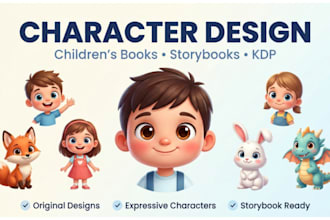 character design cartoon character children book character illustration
