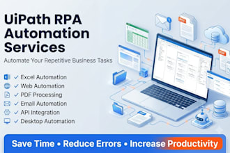 automate excel, web, PDF, and email using uipath