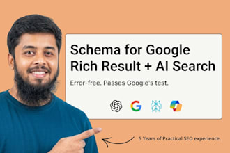 add schema markup and json ld structured data for ai and google rich results