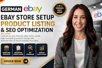 set up german ebay store german ebay product listing german ebay SEO