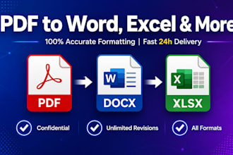 convert PDF to word, excel to PDF and any file format