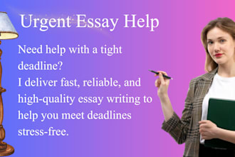 ensure urgent essay, proposal, and research summary report