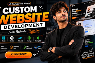 do website development as full stack developer