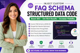 inject custom faq schema structured data code