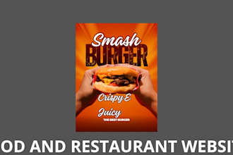 do professional web design for restaurants and food delivery